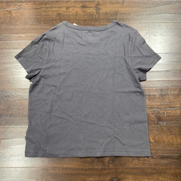 Vans Scripted Roses Short Sleeve Top Size Large Women - Picture 2 of 6